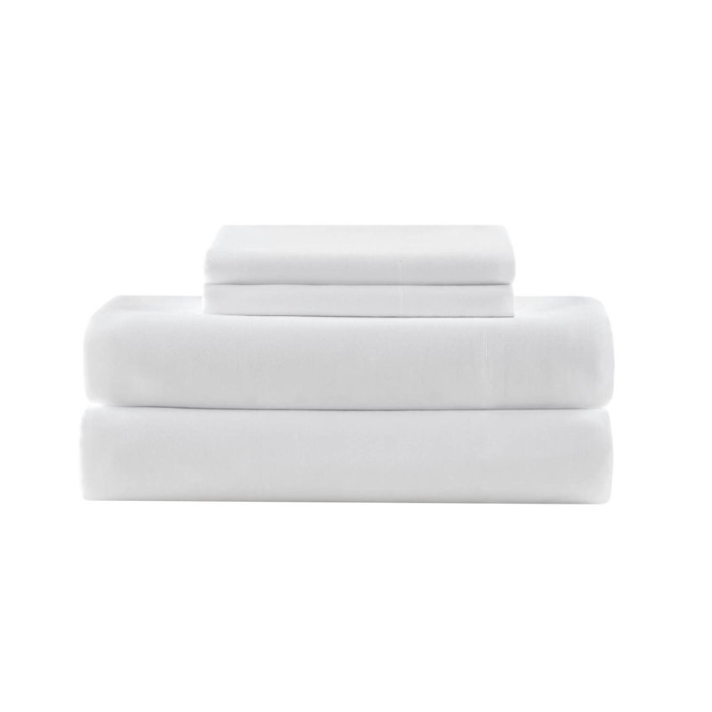 Luxury King Cotton Sheet Set, 4-Piece Bedding