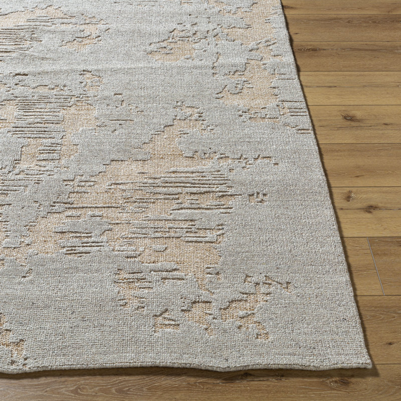 Arbora Hand Knotted Abstract Area Rug, Rectangle 2' x 3'