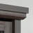 Wood Hutch With Glass Doors, Brown-1037814008