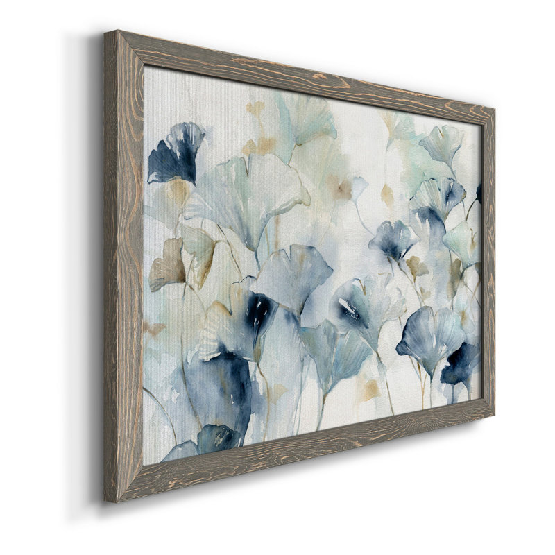 Glorious Ginkgo - cadre photo sur toile, H 17 po x l 20 po x P 1,5 po, gris