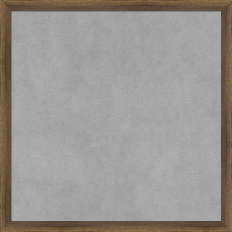 Tableau magnétique encadré bronze clair Lucie, H 17 po x l 17 po x P 2 po