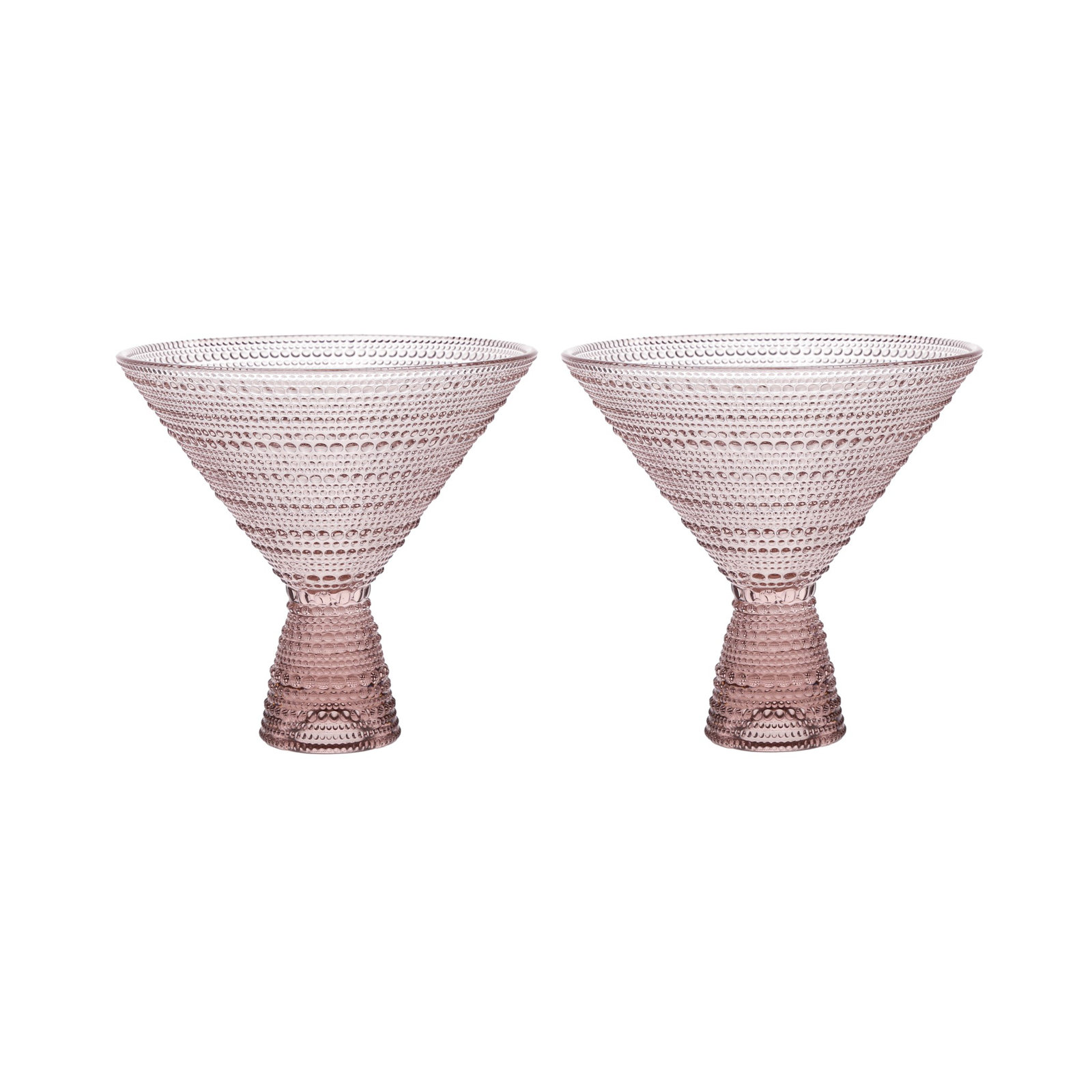 Fortessa Jupiter Martini Glass, Pink