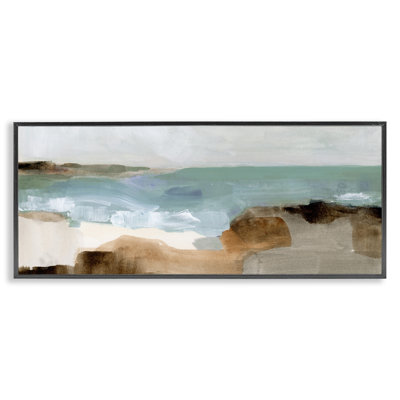 Abstract Ocean Wave Landscape Muddy Earth Tones