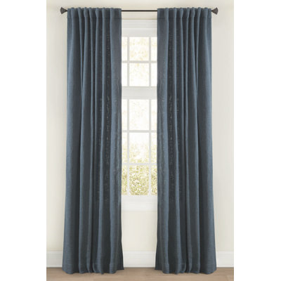 Boucle Room Darkening Curtain