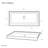 Voltaire 60" x 30" Acrylic Black, Single-Threshold, Center Drain, Shower Base-88912735