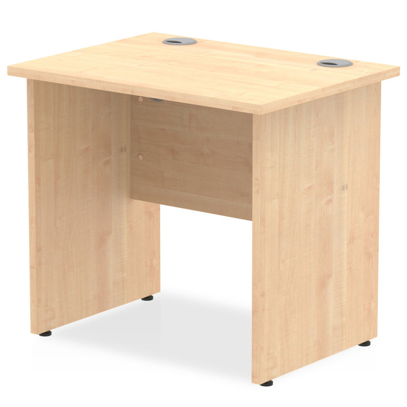Impulse 120cm W Rectangle Desk Shell, Maple, 73cm H x 80cm W x 60cm D