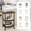 Elkington 76cm H x 49cm W Printer Stand with Wheels-1103788107