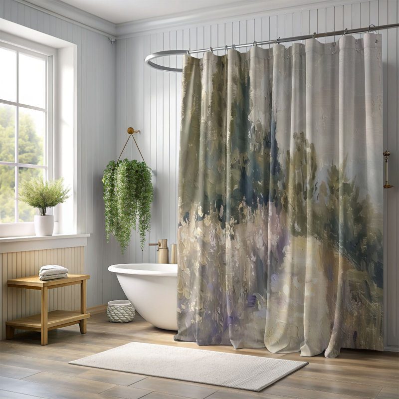 Rideau de douche Rithland, H 74 po x l 71 po