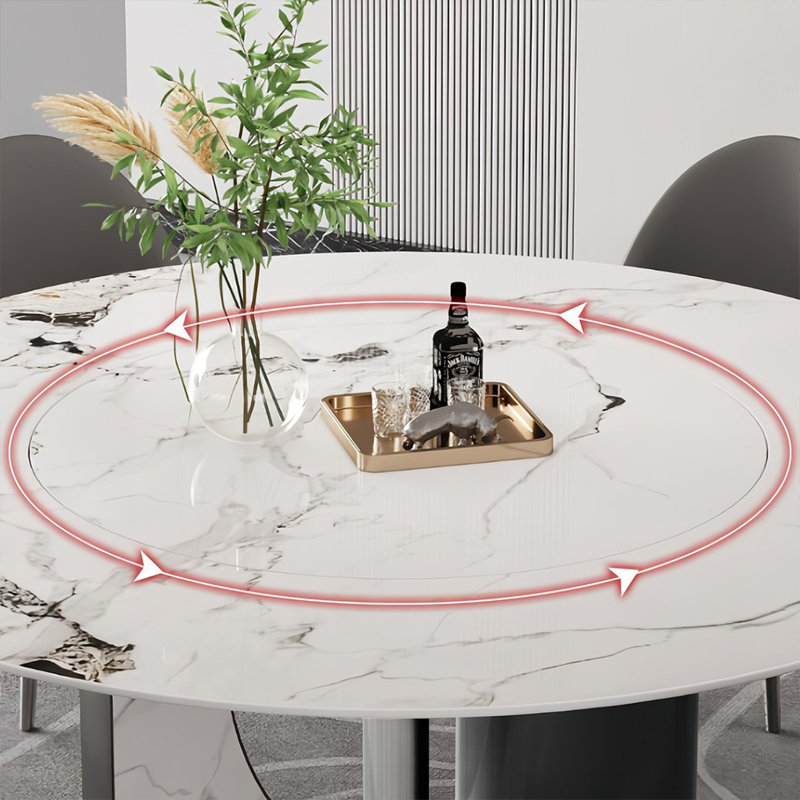 Table de salle à manger Simple, H 29,5 po x L 53,1 po x l 53,1 po
