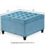 Carré bleu avec capitonnage robuste-2034719731