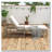 5-Position Adjustable Chaise Lounge Chair with Acacia Wood Frame and 3.9" Thick Cushion-1091457187