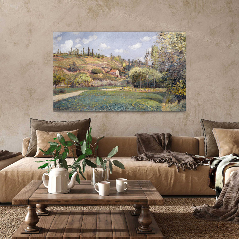 "Valhermeil" par Camille Pissarro, reproduction sur toile, H 18 po x l 30 po x P 1 po