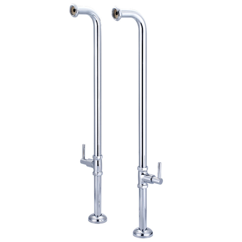 Kingston Brass Concord Freestanding Tub Supply Line, Polished Chrome