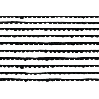 Half Moon Pattern - Wrapped Canvas Painting