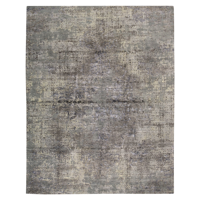 Tapis rectangulaire noué à la main