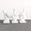 Ensemble de 3 sculptures Foulks-20544539