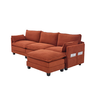 Piece Upholstered Chaise Sectional