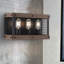 Plafonnier encastré 3 lumières noir