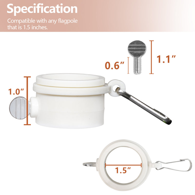 Ensemble d'anneaux de fixation 1,5 m