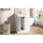 24" Bathroom Vanity with Integrated Ceramic Sink-926227001