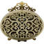 Analogue Quartz Movement / Crystal Tabletop Clock-777157396