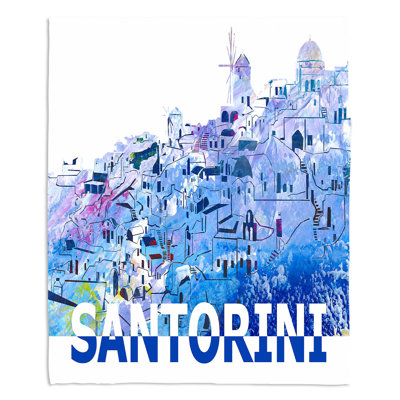 Couverture à ciseaux Santorini