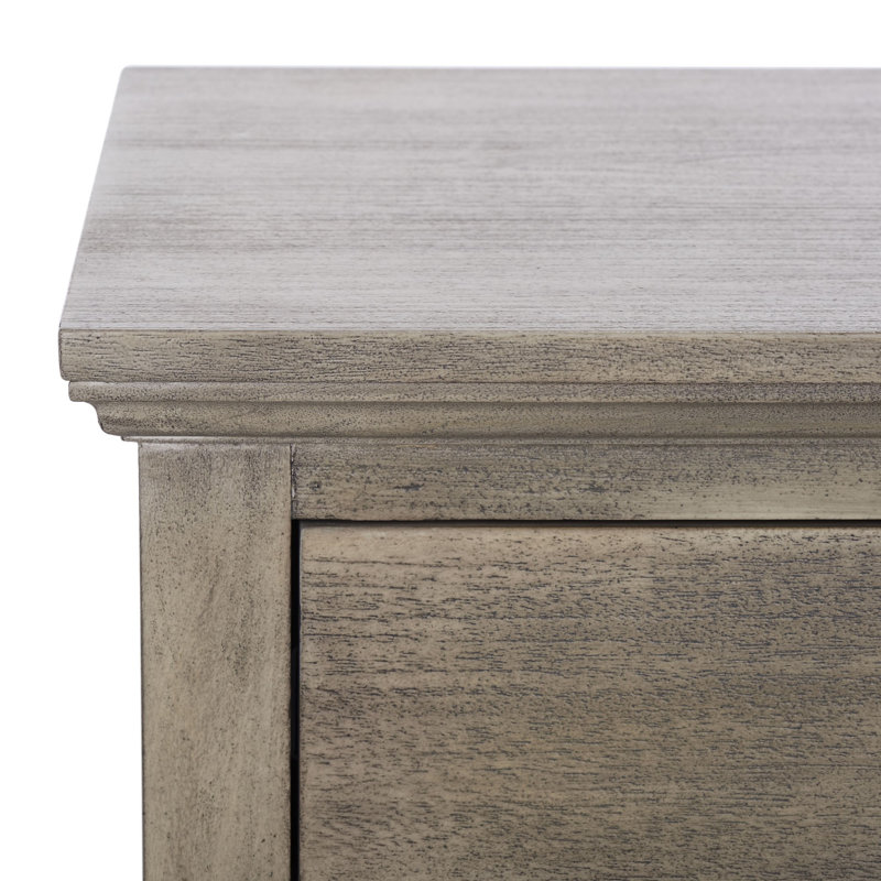 Table de chevet 3 tiroirs Hubbard, Beige