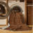 Machine Washable Abstract Brown Area Rug-954136024