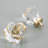 1 3/8" Whirl Round Clear Glass Knob