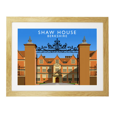 'Shaw House' 1 Piece Wall Art