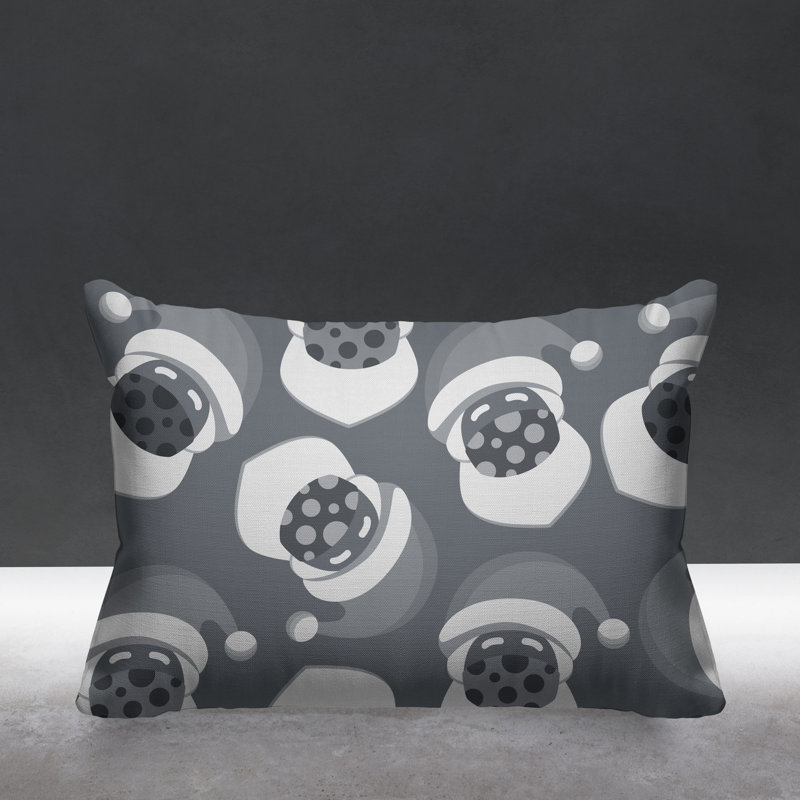 Coussin intérieur / extérieur Santa Claus, Gris