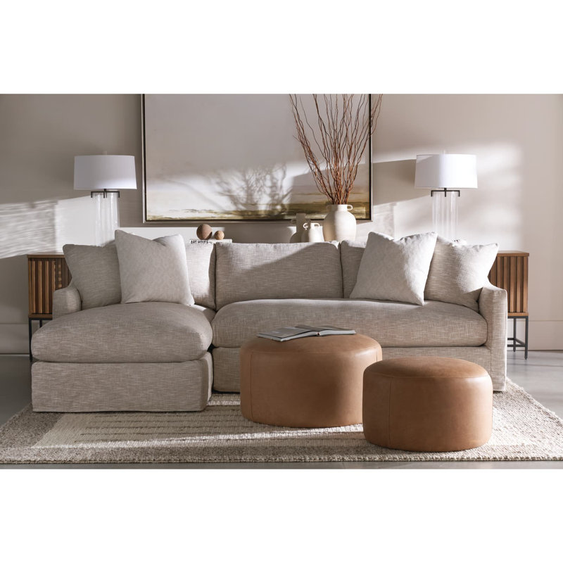 Bradford 2-Piece Slip Sectional, Right Hand Facing