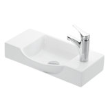 Minimal Ceramic 21.6'' L Bathroom Sink