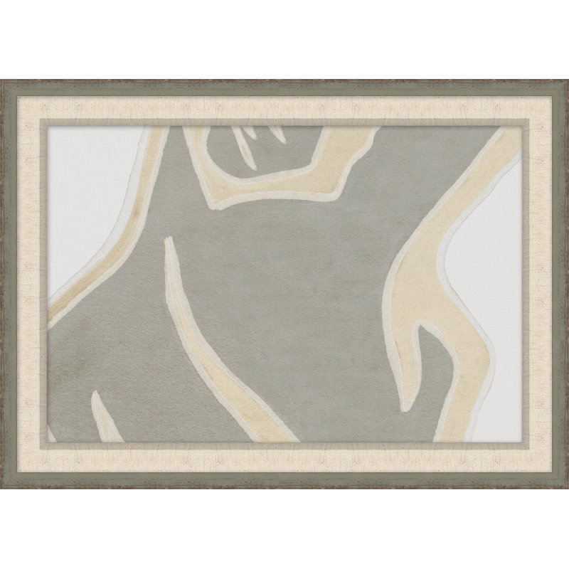 "Abstracted figure 2" par Thom Filicia - peinture sur toile encadrée