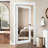Interior Primed Slab Door 1-Lite Clear Glass Solid Manufactured Wood Pantry Door For Modern French Door 36x80-111172145