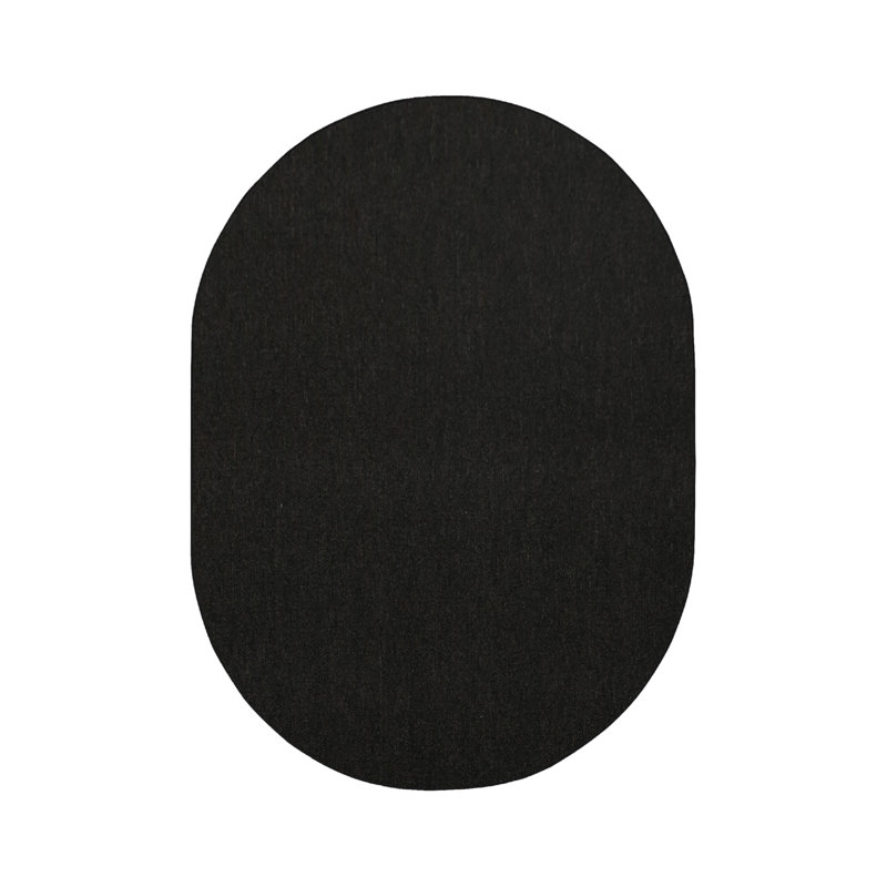 Tapis de couleur unie pour l'intérieur et l'extérieur Amore Furnish my Place, Ovale 12 pi x 15 pi