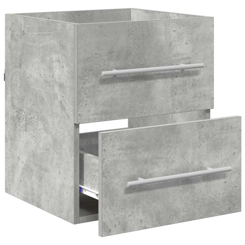 Bathroom Vanity with Basin, Concrete Grey