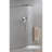 Shower Set System Bathroom Luxury Rain Mixer Shower Combo Set Wall Mounted Rainfall Shower Head Faucet