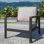 Chaise longue d'extérieur avec coussins Sunbrella® Townsend