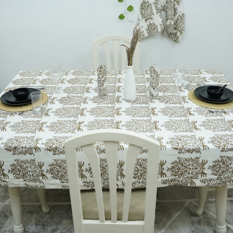 Nappe en coton Red Barrel Studio®, Rectangle de 118 po