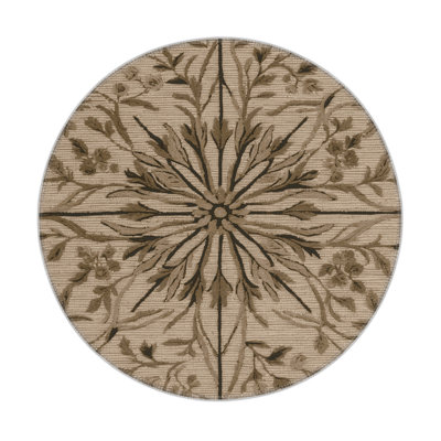 Tapis d'intérieur et d'extérieur brun Nature