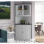 Armoire d'appoint avec tablette ouverte Abdusalam H 70,9 po-2142763130