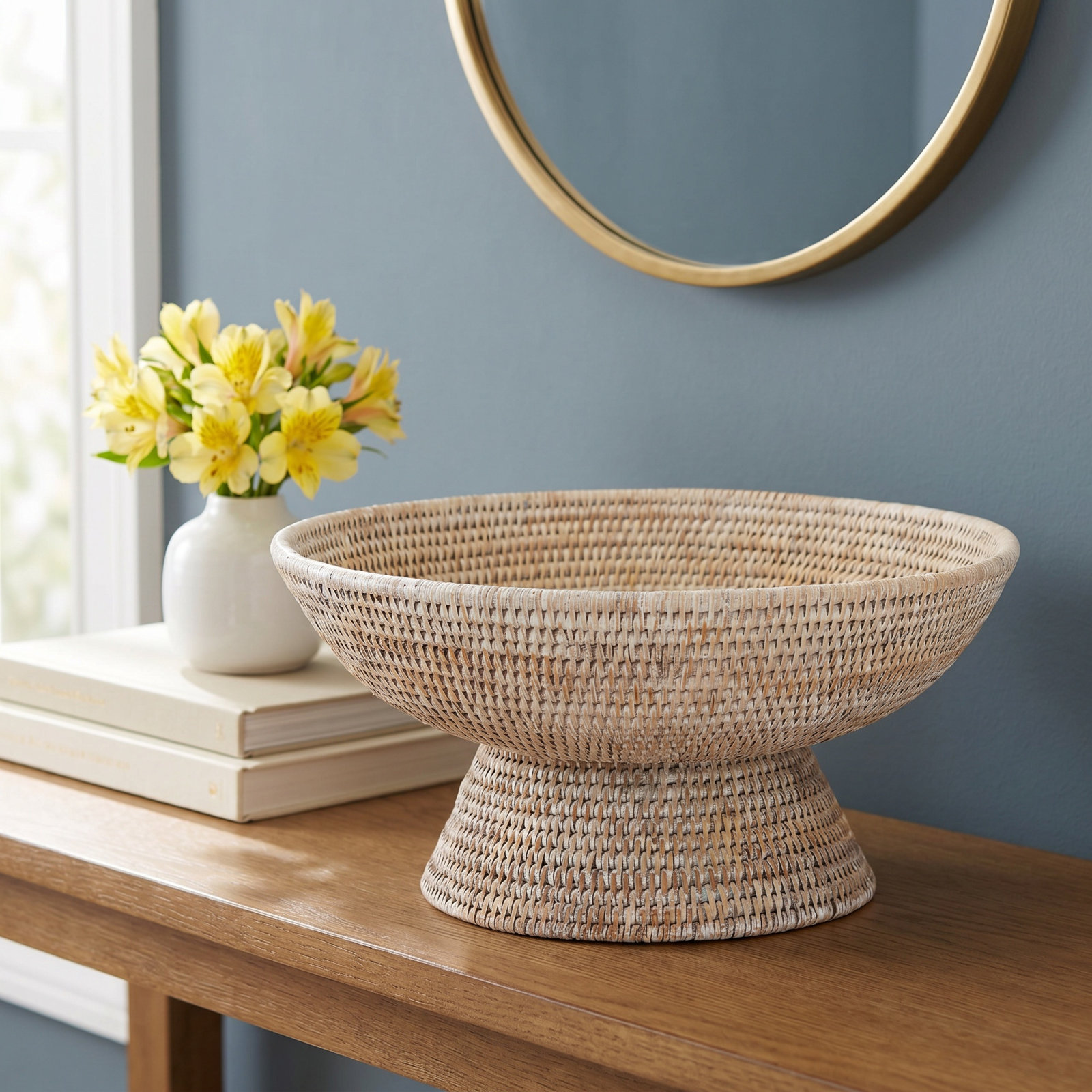 Alderfield Handwoven Decorative Bowl, Natural