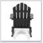Chaise à bascule HOLLYWOOD ADIRONDack avec structure en bois d'acacia robuste et conception à lattes classique pour une détente confortable en plein air