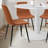Fahie 4 - Person Dining Table Sets With 35'' Round Table & 4 Upholstered Fabric Chairs-98980743