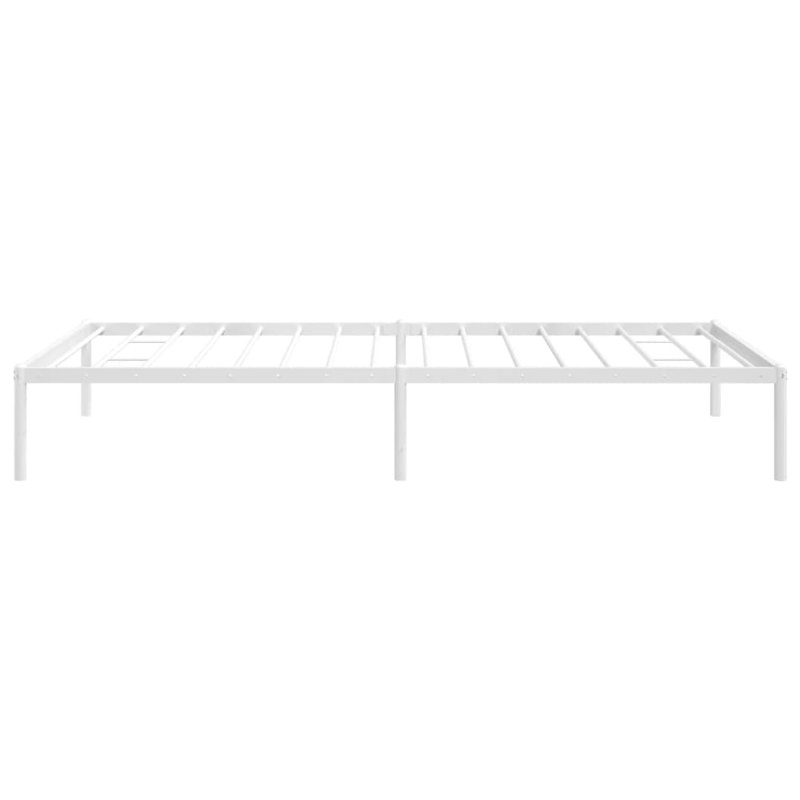 Marlton Metal Bed Frame, Heavy-Duty, No Mattress, Extra Long Twin, White
