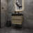 Golitz 23.5'' Single Bathroom Vanity with Stainless Steel Top-317612191