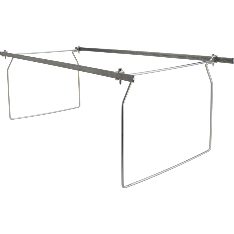Cadres de dossiers suspendus, lettre, 6 / BX, acier inoxydable, Lettre