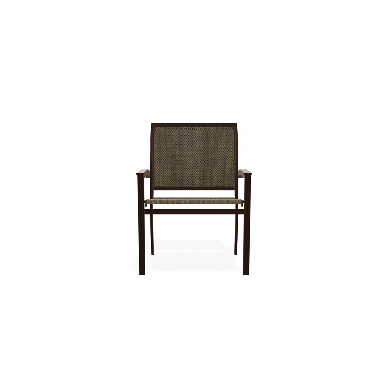 Chaise de café empilable en aluminium Bazza, Balise, Kona