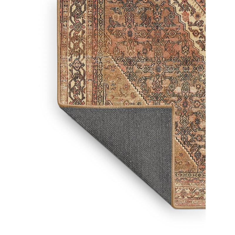 Tapis oriental brun / beige, Rectangle 6 pi x 9 pi